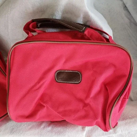 3 Piece NEW Catherine Kelly Red Collection Set of Travel Bags - Picture 3 of 5